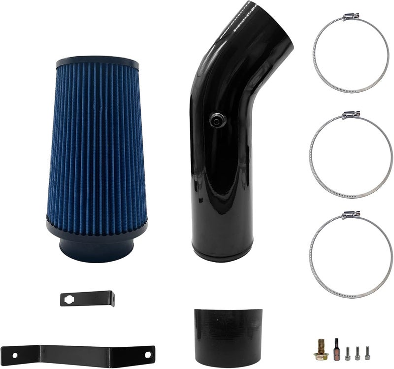 PMFCA Oiled Cold Air Intake 7.3 Diesel Kit Air Intake Pipe With Oiled Filter Compatible with 1995-2003 Ford F250 F350 F450 Super Duty 7.3L Powerstroke Diesel - Image 1